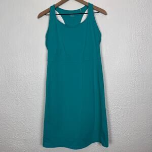 Toad & Co. Tech Tomboy Racerback Dress Sleeveless Active Travel Size Medium